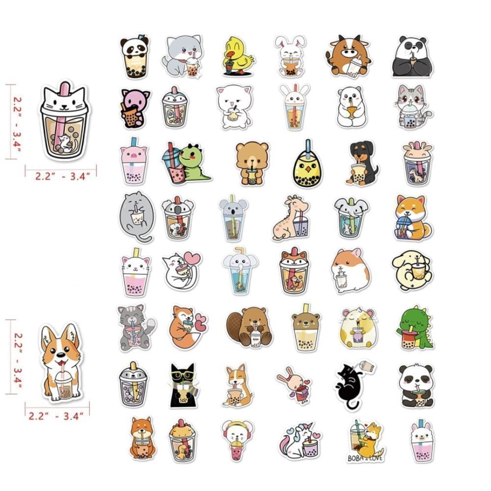 50pc Vinyl Sticker Set - Picture 2 of 3